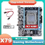Lodokdre X79 Motherboard V389+ NVME LGA2011 E5 CPU Baffle Cable Gigabit view 2