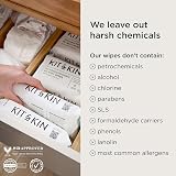 Kit & Kin Premium Baby Wipes 600 (10 x 60) Plastic-Free 99% Water view 4