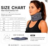 Wonder Care Soft Neck Brace Cervical Collar Grey XXL Adjustable view 3