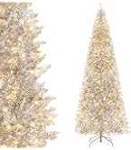 Vickerman 7' X 47" Vintage Aluminum Artificial Christmas Tree, Unlit In A 21 Lx21 Wx7 H Base