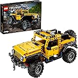 LEGO Technic Jeep Wrangler 4x4 Toy Car 42122 Model Building Kit - All Terrain Off Roader SUV Set, Authentic and Functional De