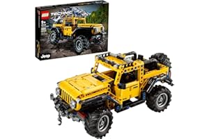 LEGO Technic Jeep Wrangler 4x4 Toy Car 42122 Model Building Kit - All Terrain Off Roader SUV Set, Authentic and Functional Design, STEM Birthday Gift Idea for Kids, Boys, and Girls Ages 9+
