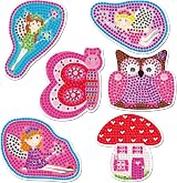 Galt Fairy Sparkle Mosaics Kids Craft Kit Glitter Tiles 5000+ view 6