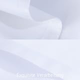 NTBAY Egyptian Cotton Pillowcase 500TC 80x80 White Pack of 2 view 3