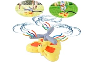Water Sprinkler for Kids,Douthfolle Kids Sprinklers for Yard Outdoor Activities Summer Outside Toys Backyard Games Attaches to Garden Hose Splashing Toys for 3 4 5 6 7 8 Year Old Boys Girls Gift