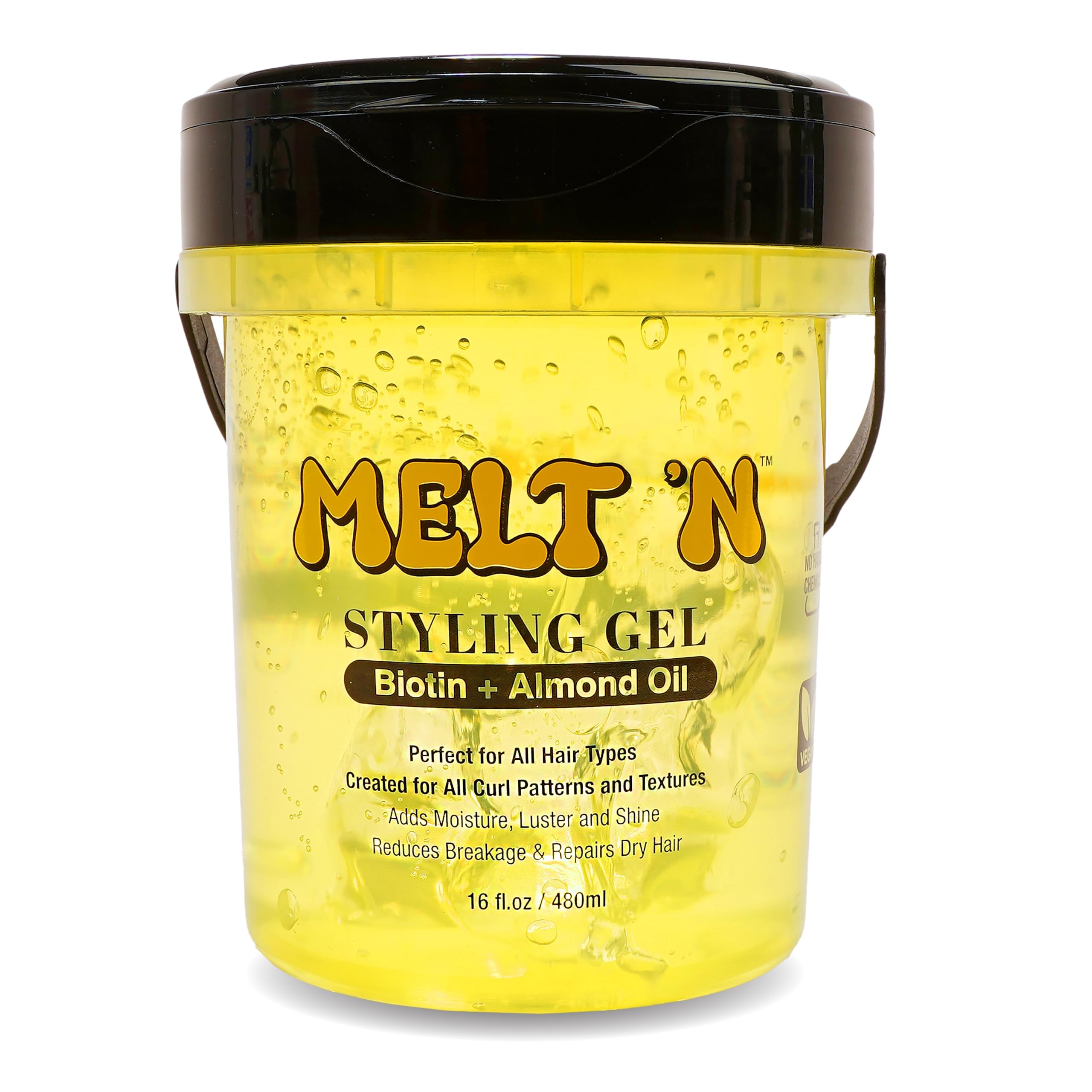 EBIN Melt'n Styling Gel (Yellow, 480 ml)