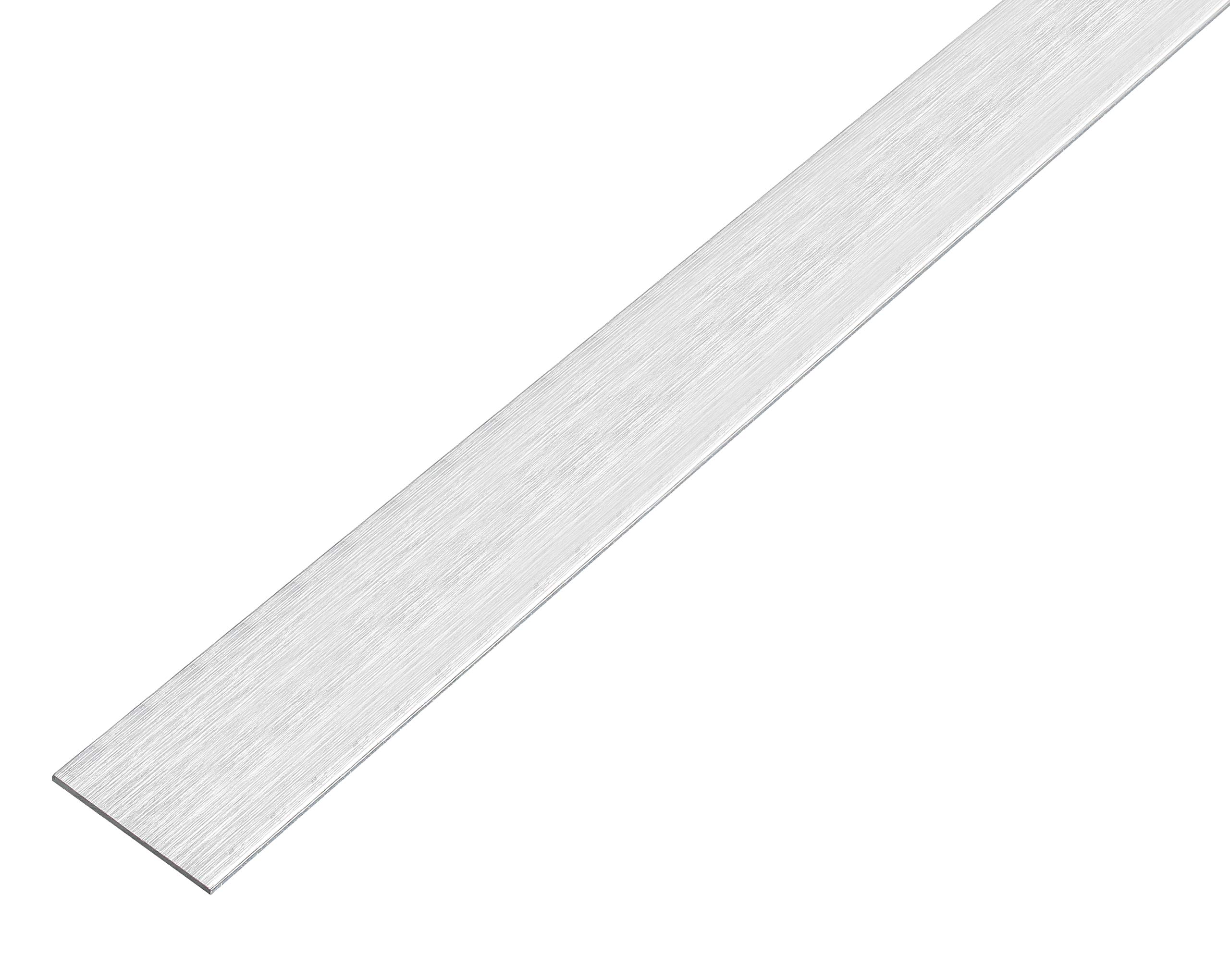 Gah-Alberts Flat Bar Self-Adhesive Aluminium 1000 x 15 x 2 mm Pack of 1 Edelstahldesign Light 488765.0