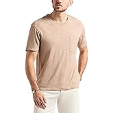 Buffalo David Bitton Men's Short Sleeve Slub Pocket Tee Regular Fit