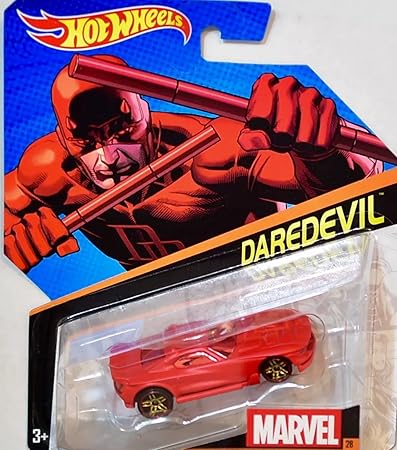 Hot Wheels 1:64 Marvel Die-Cast Car (Daredevil Marvel)