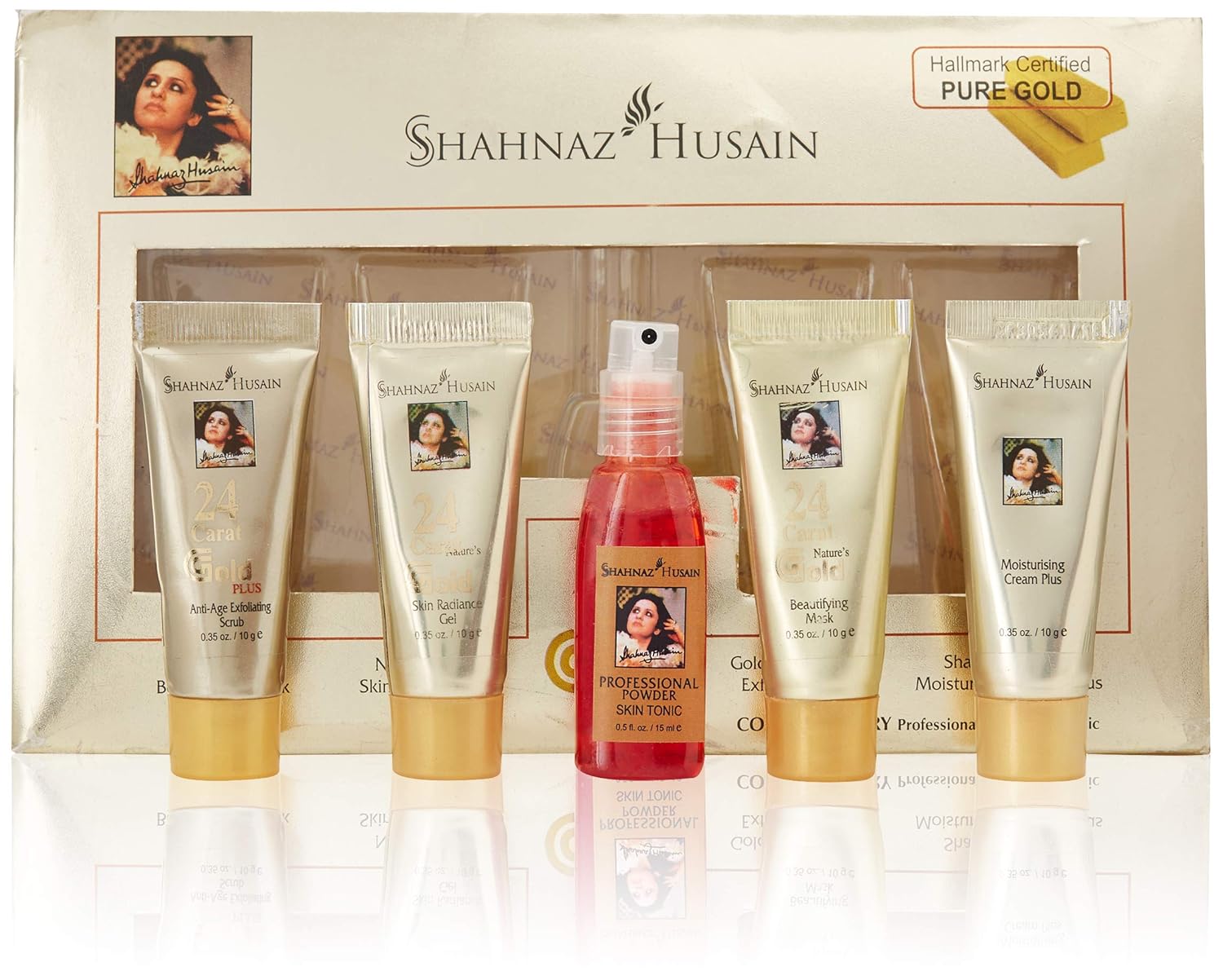 Shahnaz Husain 24 Carat Gold Skin Radiance Kit Timeless Youth 24