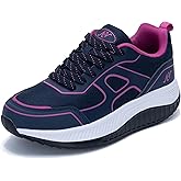 AOV Womens Walking Shoes with Arch Support Plantar Fasciitis Sneakers Gym Tennis for Foot and Heel Pain Relief
