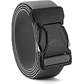 CHAOREN Tactical Belt Men - 1.5" Stretch Belt for Work - Quick Release for Military Casual Jeans EDC Hiking