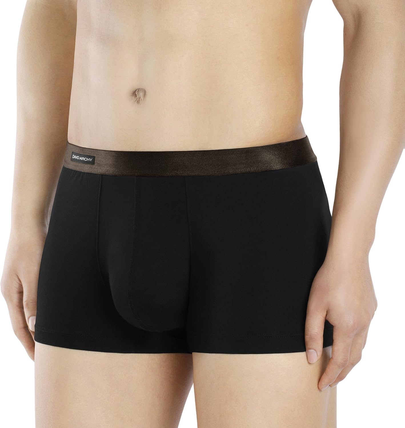 DAVID ARCHY Men's Underwear Breathable Boxer Briefs Bamboo Rayon Trunks in 3 or 4 Pack at  Men’s Clothing store