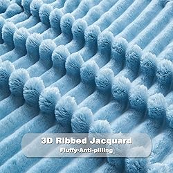 NEWCOSPLAY Super Soft Throw Blanket Blue Premium