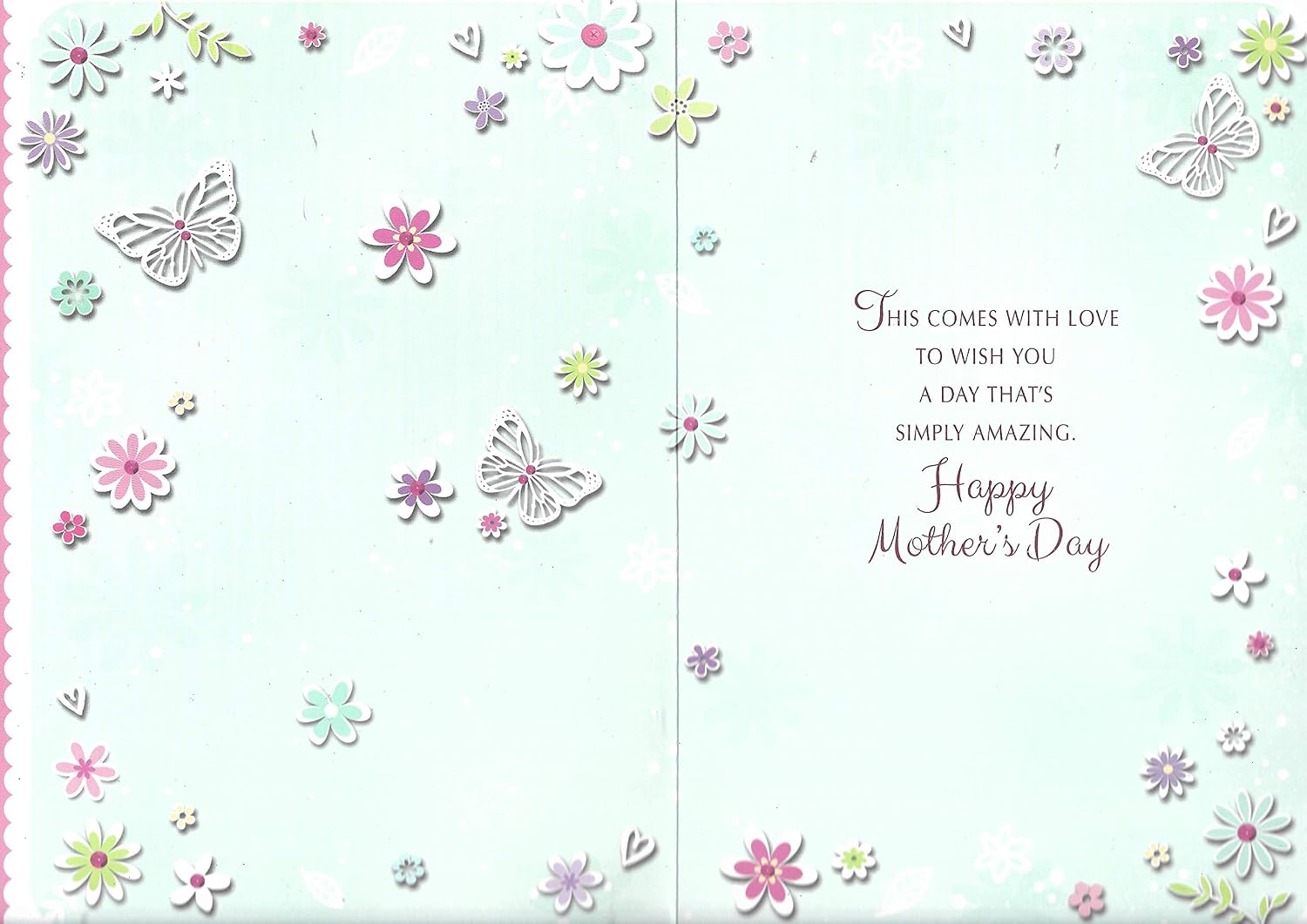 Mother's Day Card for Mother 15 x 23 Cm With Love Mother You're So Very Special - Image 3