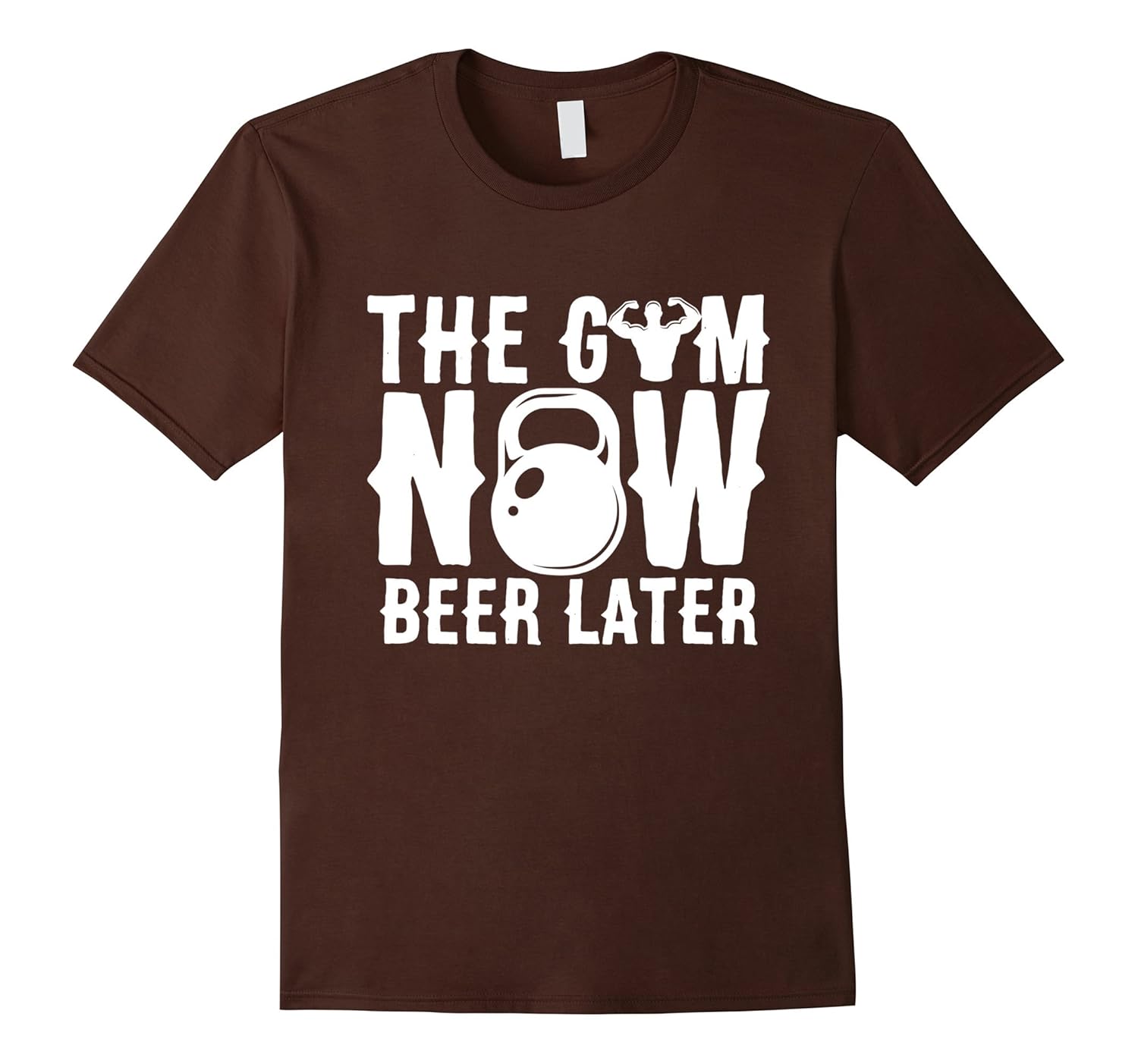 Gym Workout Now and Drink Beer Later Fitness TShirtTD