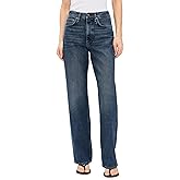 rag & bone Women's Shea High-Rise Relaxed Straight Full Length Jeans