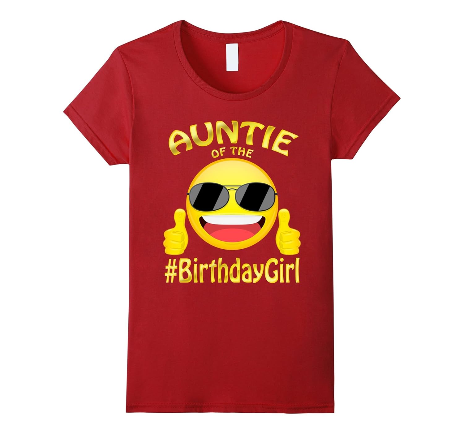 Auntie Of The Birthday Boy Emoji TShirt for cute Aunt4LVS 4loveshirt