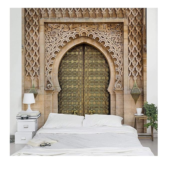 Apalis Vliestapete Oriental Gate Fototapete Quadrat | Vlies Tapete Wandtapete Wandbild Foto 3D Fototapete für Schlafzimmer Wo