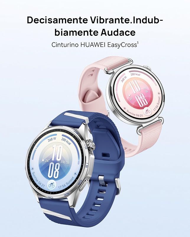 WATCH GT 7 46mm Smartwatch, Fino a 21 giorni, EasyCross Strap, Blu