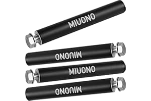 MIUONO Weight Plate Holder, Power Rack Attachments for Olympic 2-Inch Weight Plate Storage, Fits 2x2, 2x3, 3x3 Power Cages with 1" or 5/8" Holes