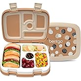 Bentgo Kids 5-Compartment Leak-Proof Bento-Style Lunch Box (Whimsy & Wonder Collection) - Ideal for Ages 3-7, Drop-Proof & Durable, Dishwasher Safe, & PFAS & BPA-Free Materials (Spots & Dots)