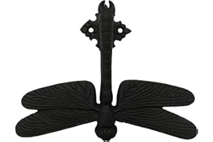 OLD NAIL SOURCE (1) 6" - Dragonfly - BB-255 - Iron Knocker/Hook - Classic Door Knocker