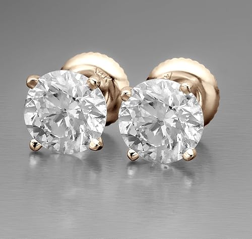 Amazoncom Jewlery By Bruno 080 Carat Diamond Stud