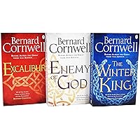 Bernard Cornwell Warlord Chronicles Collection 3 Books Set (The Winter King, Excalibur, Enemy of God)