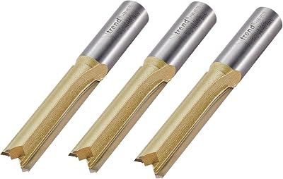 Trend Straight Two Flute Worktop Router Cutter 1/2 in Shank 12.7mm