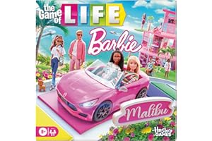 HASBRO GAMING Hasbro Games The Game of Life: Barbie Edition Board Game | Ages 8+ | 2 to 4 Players | Fun Family Games for Kids and Adults | Kids Gifts (Amazon Exclusive)