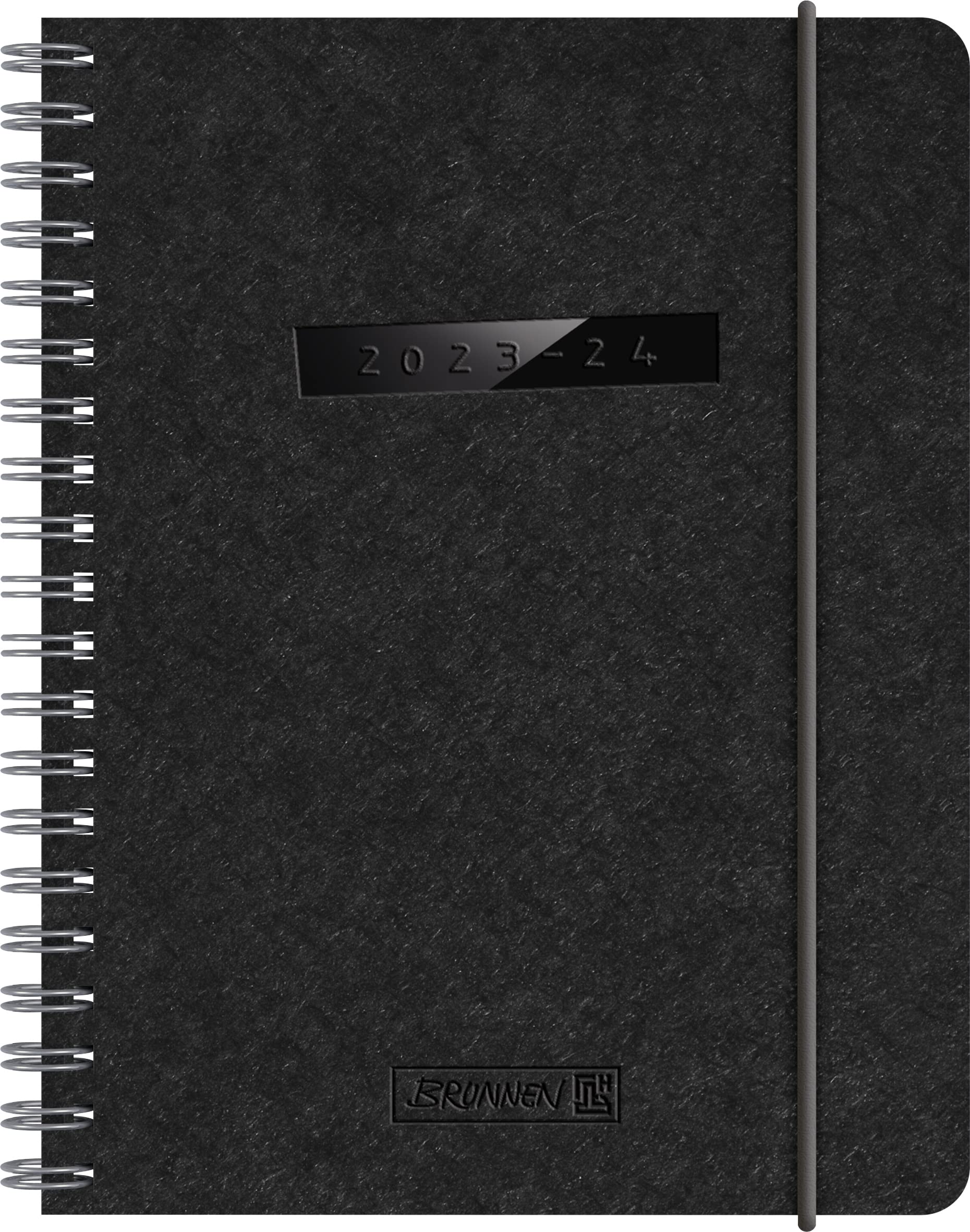 BRUNNEN Suburb Streets 2023/2024 Academic Diary 2 Pages = 1 Week A6 Black