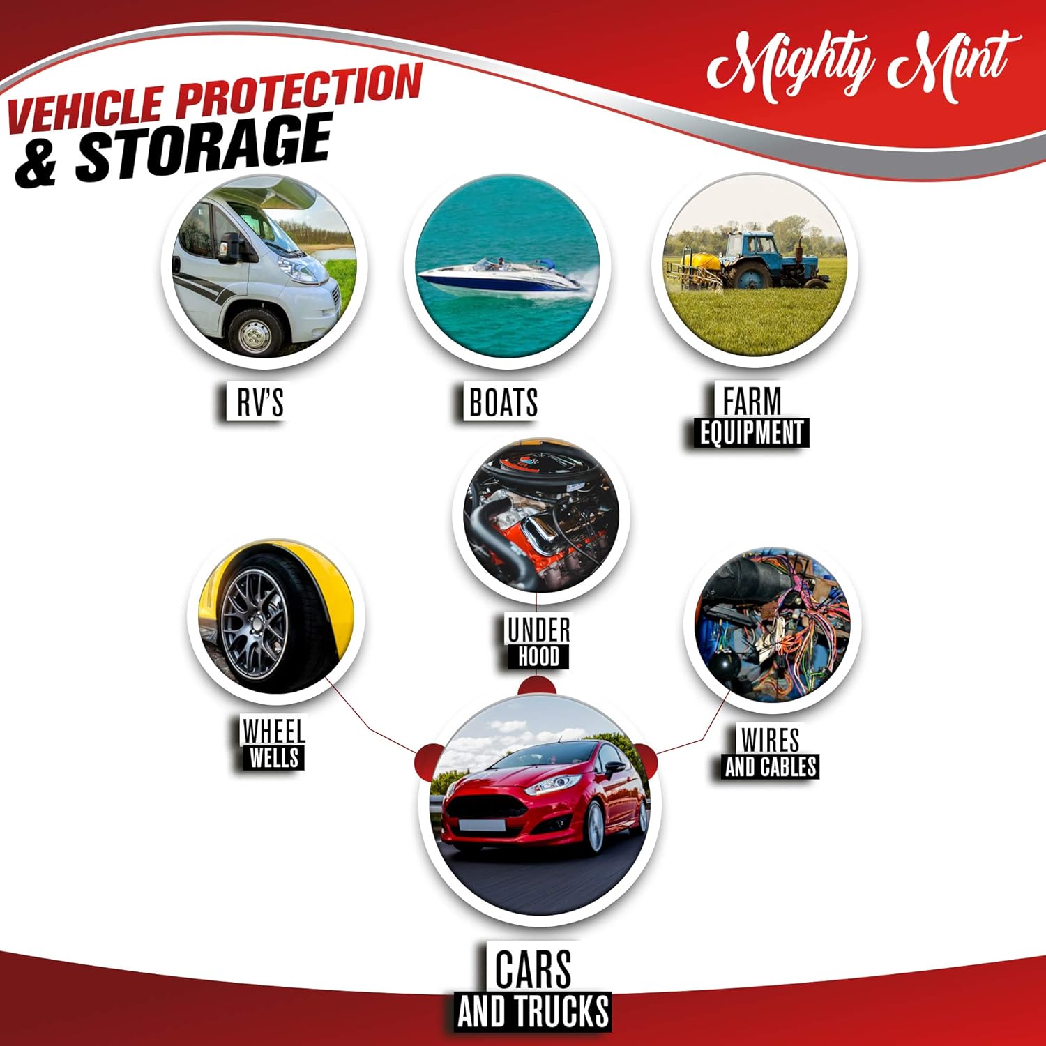 Mighty Mint Rodent Repellent Spray for Vehicle Engines and Interiors - Cars, Trucks, RVs, Boats : Garden & Outdoor
