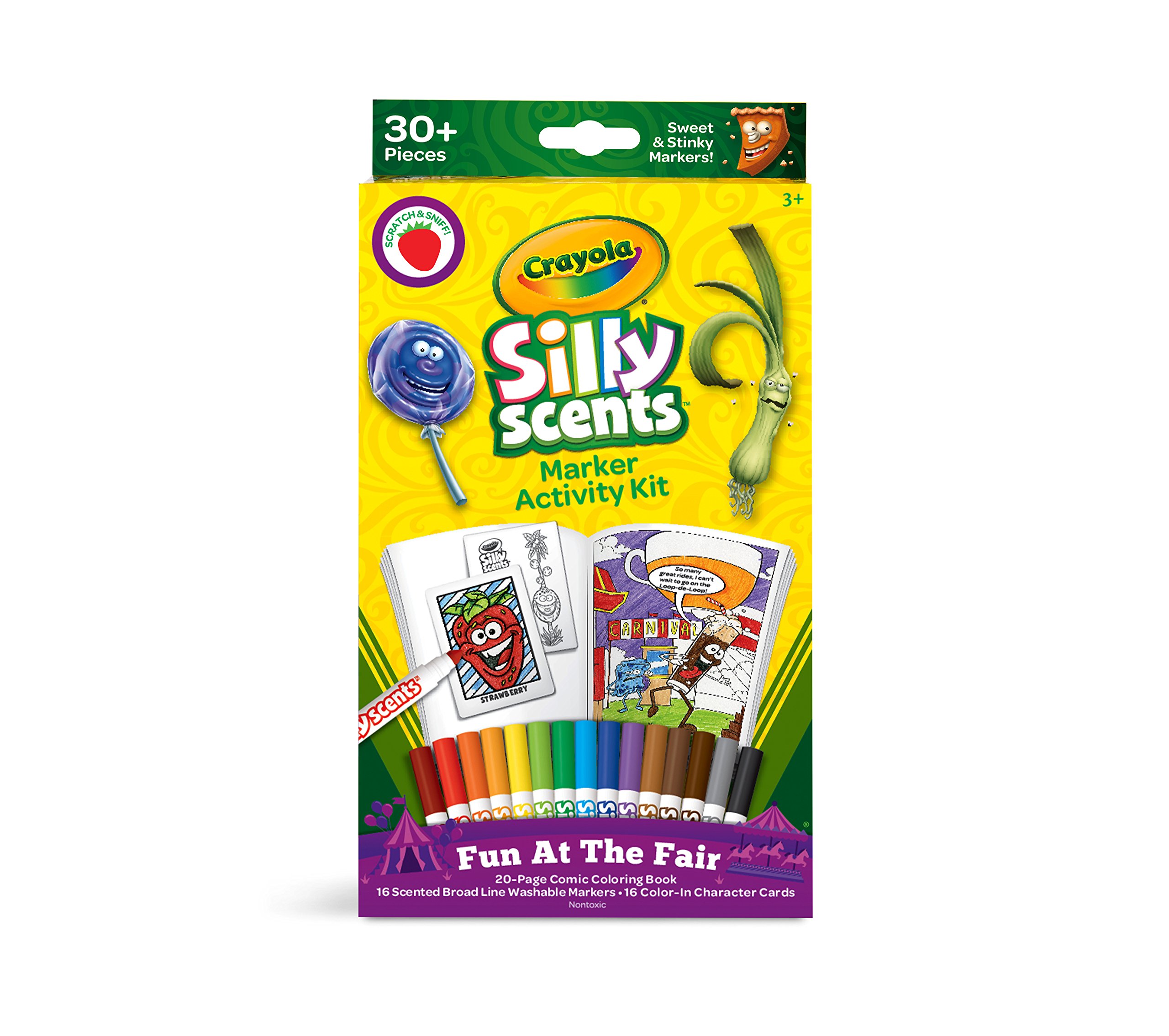 Download Crayola Silly Scents Coloring Book Scented Markers Fair Coloring Pages Gift Buy Online In El Salvador At Elsalvador Desertcart Com Productid 104945834