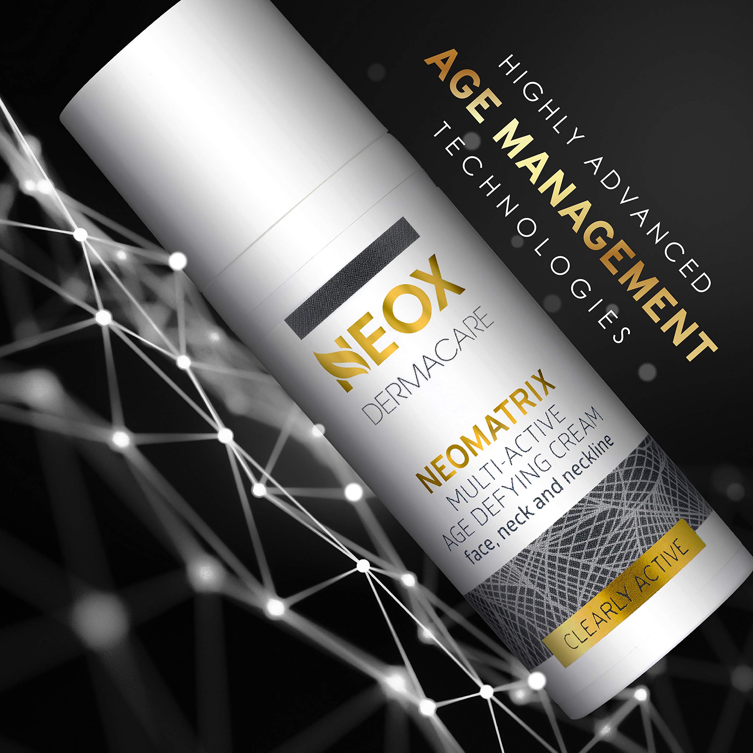 NeoMatrix Anti Wrinkle Cream Multi-Active Age Defying Cream by NEOX DERMACARE: 10 Treatments in One of Anti-Aging, Anti-Wrinkle, Firming, Lifting on Face, Neck or Neckline