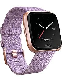 Fitbit Versa Special Edition Smartwatch, Lavender Woven, One Size (S & L Bands Included)