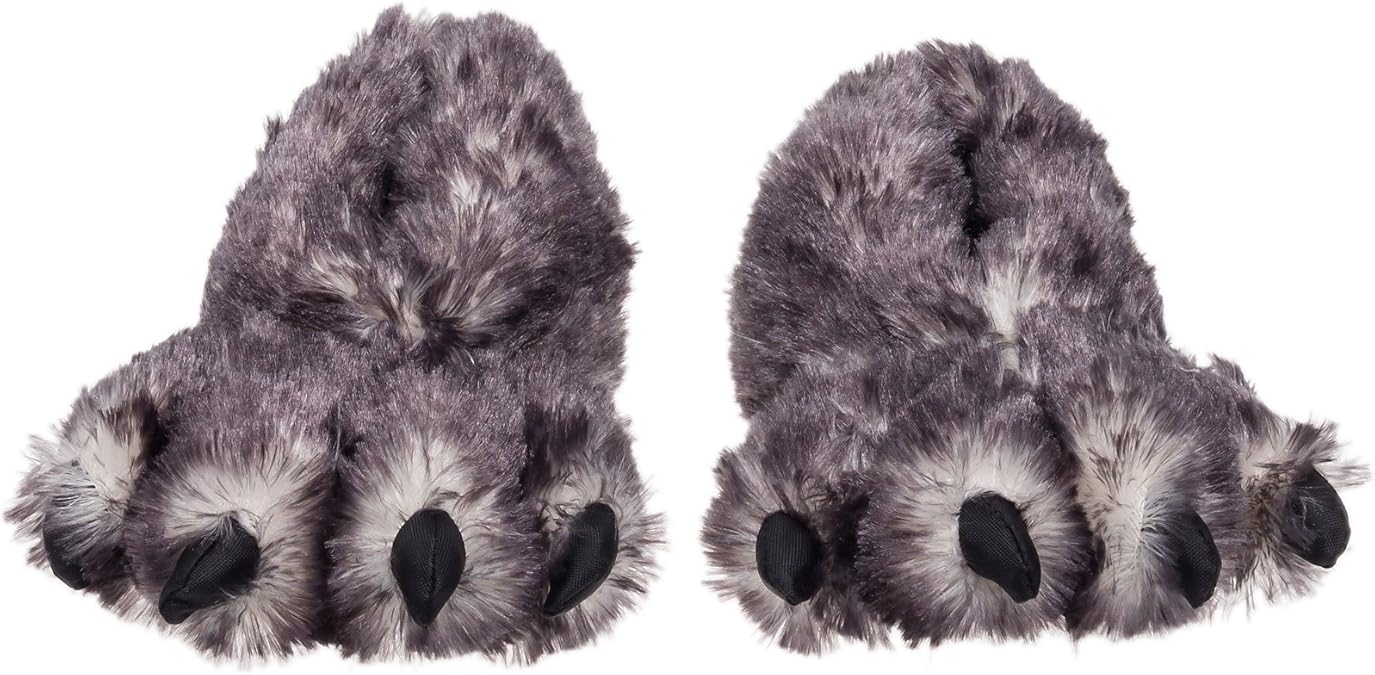 white bear claw slippers