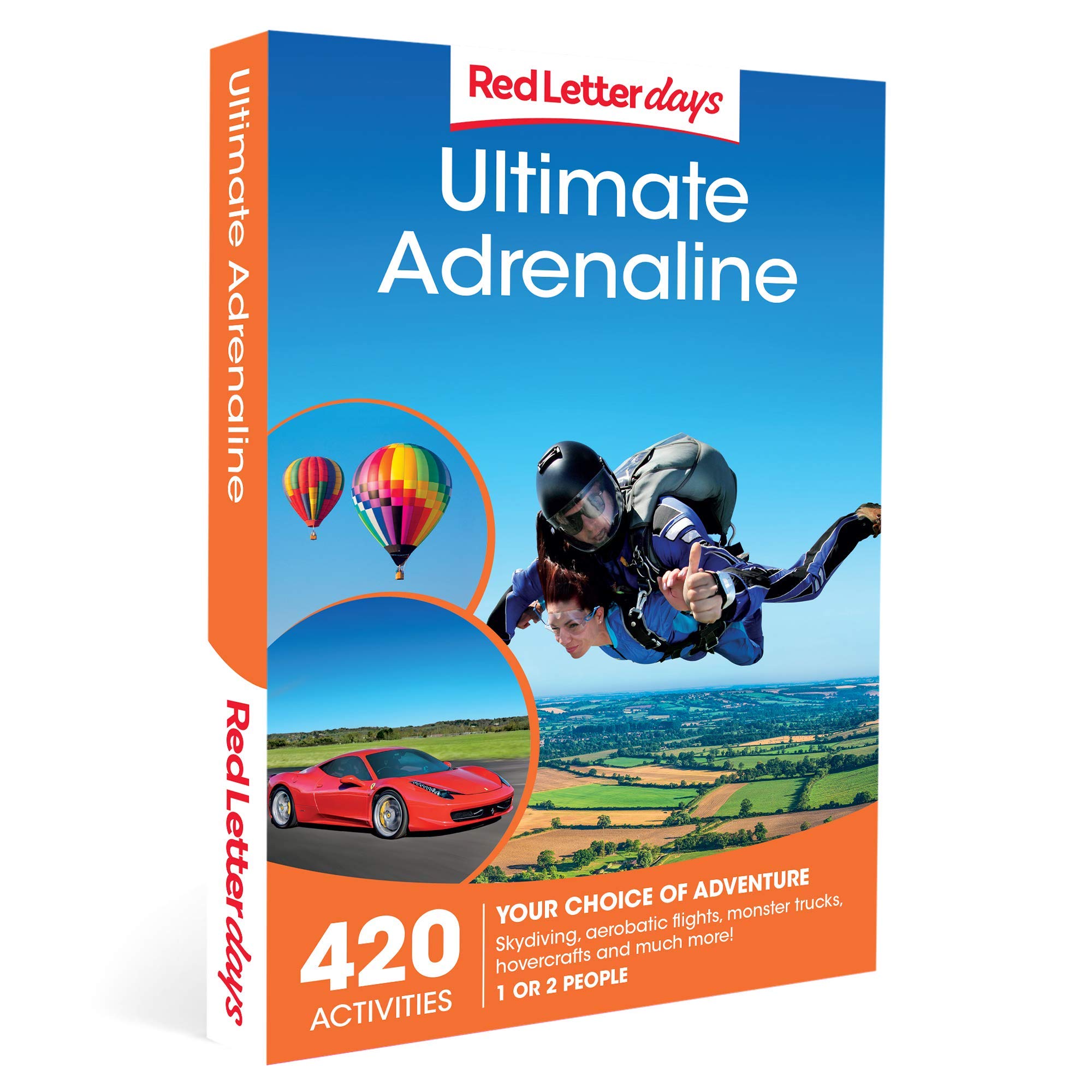 Red Letter Days Ultimate Adrenaline Experience Gift Box – 420 High-Energy Activities