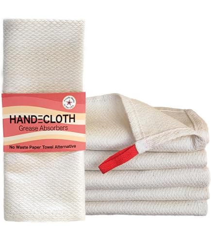 blotting grease stain blanket paper towel