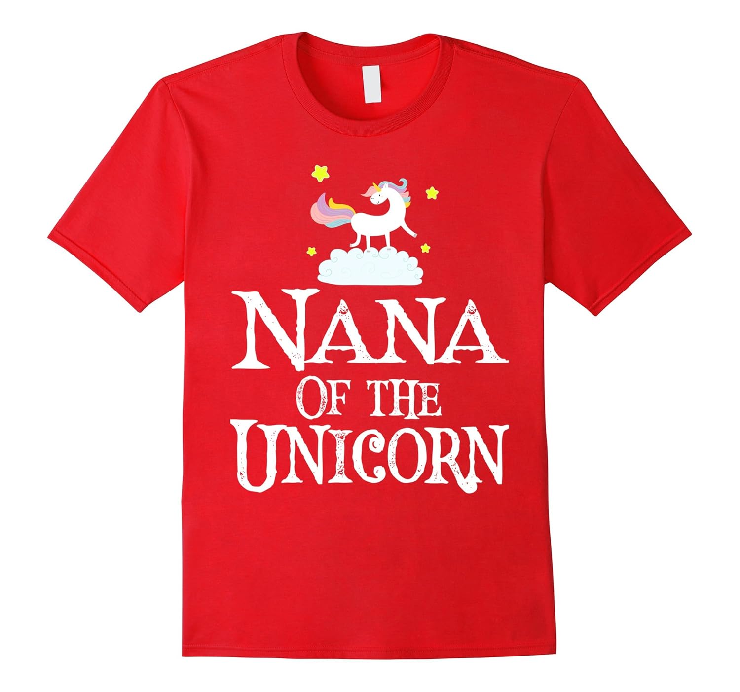 Cute Unicorn Family Shirt Nana of the Unicorn T-shirt-Rose