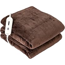 Amazon.com: Tefici Electric Heated Blanket Throw, Super Cozy Soft ...