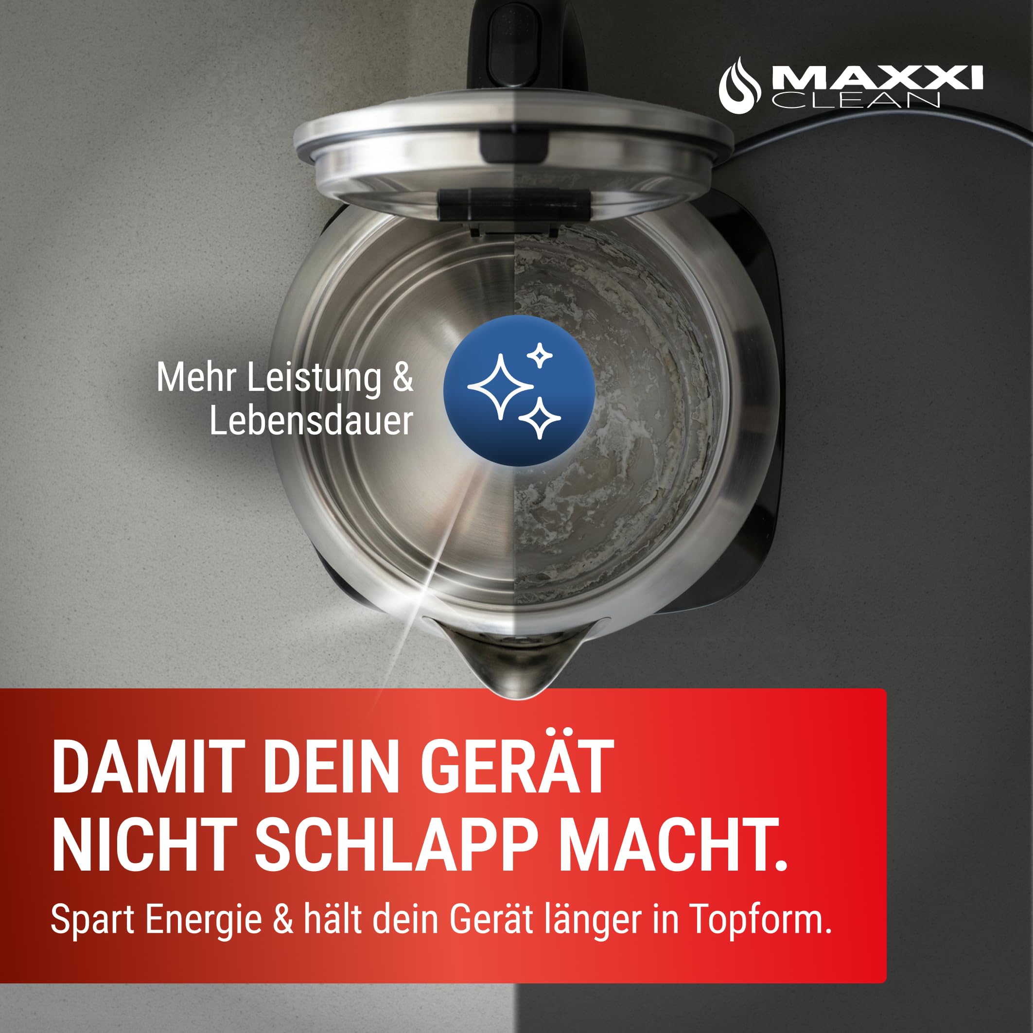 Maxxi Clean | 1x 750 ml Universal Entkalker Konzentrat für Kaffeemaschinen & Kaffeevollautomaten aller Typen | für 6 Entkalkungsvorgänge | universelle Gerätereinigung gegen Kalk und Verschmutzungen 7