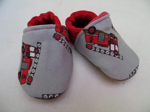 Puschen Schuhe Feuerwehr Ab Grosse 16 28 Kinder Hausschuhe