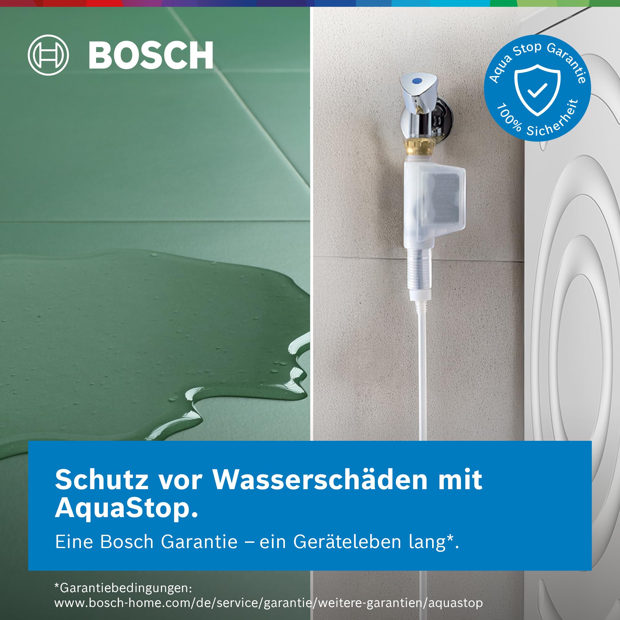 Bosch WGG254F10, Serie 6, Waschmaschine 10 kg, 1400 UpM, Frontlader, i-DOS Waschmitteldosierung, Fleckenautomatik, Iron Assist - weniger Falten, Touch Control, Schnelles Waschen, AquaStop, Weiß 2