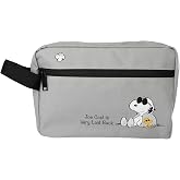 SALLY ROSE Peanuts Snoopy and Woodstock Travel Bag for Toiletries Official License, Joe Cool Hygiene Travel Bag