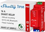 Shelly Pro 1PM Smart Wi-Fi Relay Switch Power Meter DIN Rail Alexa Google No Hub