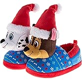 Josmo Sonic Stitch Minnie Mouse Paw Patrol Cars Christmas Slippers for Girls and Boys Holiday Winter Santa Hat House Shoes (Sizes: 5-10 Toddlers / 11-12 Little Kids)