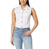 WallFlower womens Dreamer Denim Vest Insta Stretch Juniors