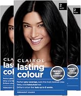 Clairol Lasting Colour Permanent Hair Dye Black 2 | Grey Coverage & Shine view 2