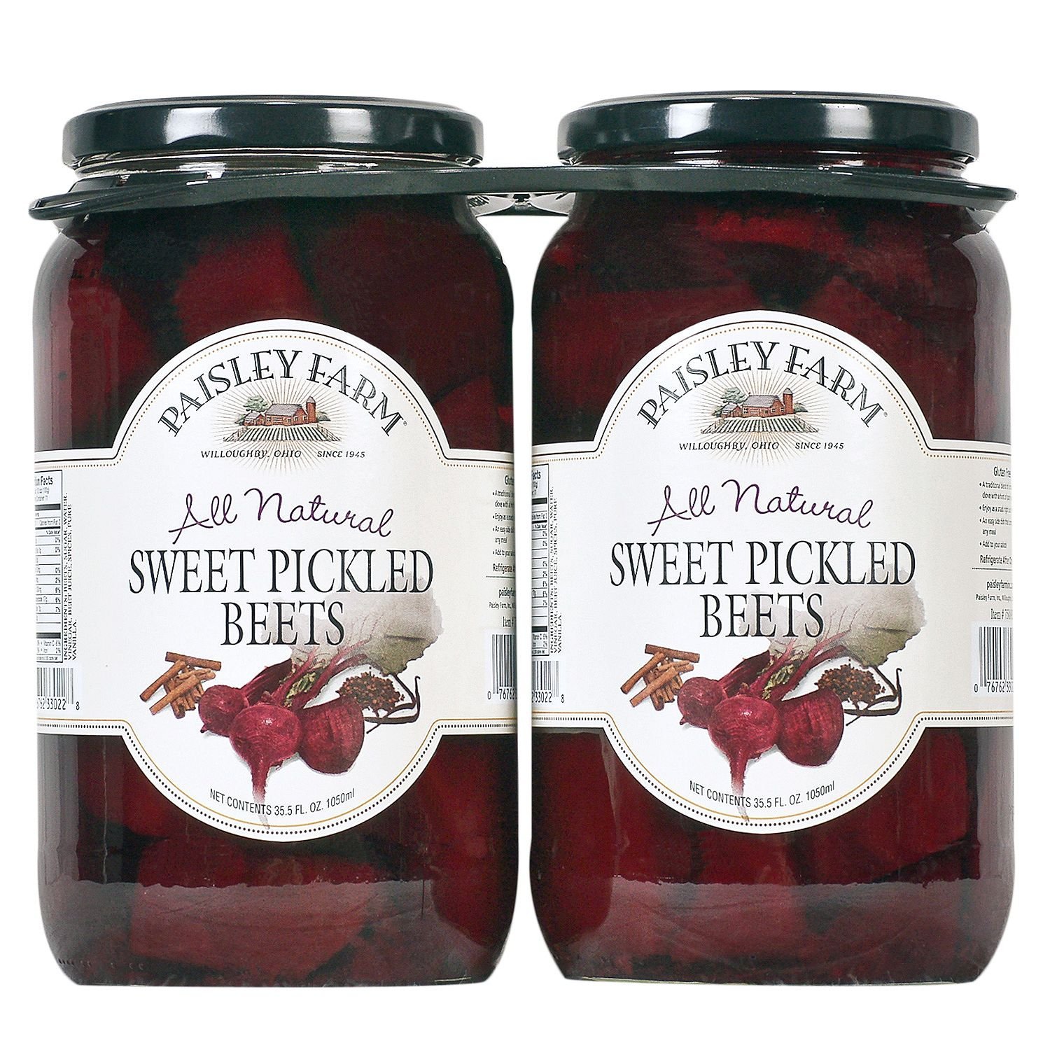 Paisley Farm Sweet Pickled Beets (35.5 oz. jars, 2 pk.) Grocery & Gourmet Food